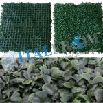 Siepe Finta Artificiale Formato Piastrella cm 50x50 Con Foglie Di Bosso Sintetica