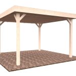 Gazebo Da Giardino In Legno Lamellare D'abete Nordico - cm 350x350cm - Italfromgiard4