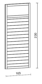 Gazebo Da Giardino In Legno Lamellare D'abete Nordico - cm 350x350cm - Italfromgiard5 - immagine 3