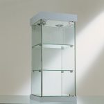 Banco Vendita Vetrina L31xP31xH74 cm Cristalli Temperati Ante Battenti - Made in Italy art OF201Q