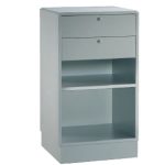 BANCO VENDITA VETRINA L50xP46xH90 cm CRISTALLI TEMPERATI ANTE BATTENTI art OF162M