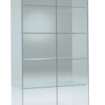 Vetrina Alta con Luci L73xP46xH188 cm Cristalli Temperati OF131CC