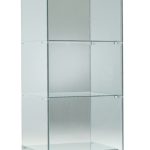 Vetrina Alta con Luci L53xP46xH188 cm Cristalli Temperati OF181ES