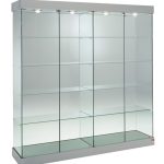 Vetrina Alta con Luci L142xP46xH188 cm Cristalli Temperati OF161C3C