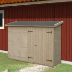 Annesso Casetta Addossata In Legno D' Abete Nordico(16mm) - cm 234x95 cm - Italfrom112