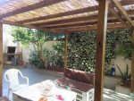 Pergola Da Giardino Addossata In Legno Di Pino Impregnato - Mt 3 X 8 X 2,5h - Con Supporti Ad Interrare - immagine 4