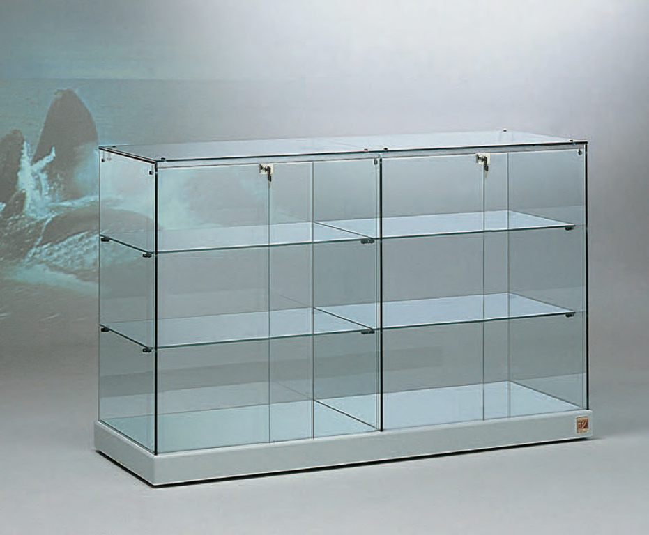 zoom_6795-0-63415148.jpg BANCO VETRINA - 143x46x90 cm - CRISTALLI TEMPERATI MADE IN ITALY - immagine 1