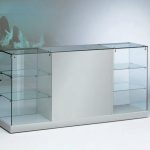 BANCO VETRINA - 183x46x90 cm - CRISTALLI TEMPERATI MADE IN ITALY
