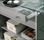 BANCO VETRINA - 183x46x90 cm - CRISTALLI TEMPERATI MADE IN ITALY - immagine 2