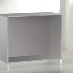 BANCO LEGNO COMPONIBILE SU PIEDINI - 100x46x90 cm - MADE IN ITALY