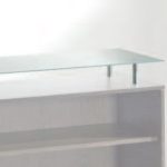 TOP TESTE TONDE IN CRISTALLO SATINATO TEMPERATO sp. 8 mm 120×60 cm - MADE IN ITALY