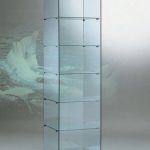 Vetrina 2 Faretti Led 4000K -54x53x200h - Cristalli Temperati Made in Italy