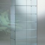 Vetrina 4 Faretti Led 4000K -93x53x200h - Cristalli Temperati Made in Italy