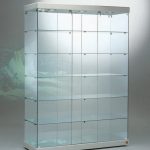 Vetrina 6 Faretti Led 4000K - 143x53x200h - Cristalli Temperati Made in Italy