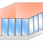 Box Modulare 2 Lati In Alluminio E Vetro Trasparente - 4x3 M Colore Argento Ox - Italfrom