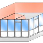 Box Modulare 2 Lati In Alluminio E Vetro Trasparente E Bachelite E Copertura - 4x3 M Colore Argento Ox - Italfrom