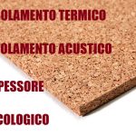 Pannello in Sughero Naturale per Isolamento Termico/Acustico-100x50x4 cm