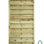 Pannello Frangivista Diritto Grigliato In Legno Di Pino Silvestre 90x180h Italfrom