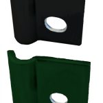 Piastrina Per Fissaggio Al Muro Pannelli Medium Antracite