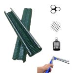 Confezione 1000 Punti Plastificati Verdi Per Pinza Clippatrice Da Giardino Italfrom - Per Rete Metallica