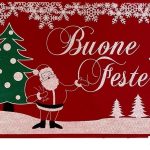 Zerbino Tappeto Stella Natalizio 40 X 67 cm