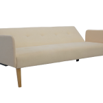 Divano Sofà Bed 173x85x83 cm Con Braccioli Letto 2 Piazze Italfrom Colore Beige