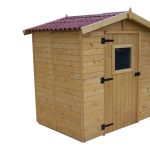 Casetta Da Giardino Eden 1616 In Legno Massello Non Trattato - cm 160x160cm - Italfrom 419