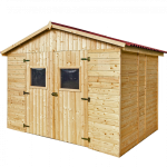 Casetta Da Giardino Eden 2820 In Legno Massello Non Trattato - cm 280x200cm - Italfrom 423