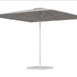 Ombrellone A Palo Centrale In Alluminio Plaza 400x500