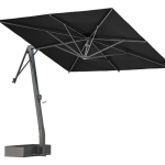 Ombrellone A Braccio Laterale Orientabile Horizon In Alluminio 250x250