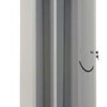 Armadio Sporco/Pulito In Metallo 1 Anta cm 179x36x50