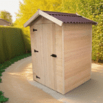 casetta a pannelli 16 mm, con pavimento1,20 X 1,20 m