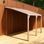 tettoia murale addossata, senza copertura, trattata in autoclave 3,0 x 5,0 H   2,20-2,40 m