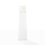 Camino a bioetanolo da giardino per esterno Vulcano Bianco 40x40x145