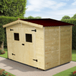 casetta a pannelli 16 mm, con pavimento 2,40 x 1,60 m