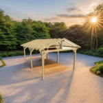 Tettoia  1 posto auto - spiovente doppio 19° = 35% predisposto per tegole 50 kg/m2; altitudine max 500m s.l.m.3,90 x 5,86 m 4,50 x 6,32 x 3,38 m peso kg 550