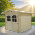 Casetta tavole ad incastro 28 mm, con pavimento2,0 x 2,0 m