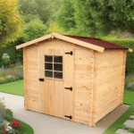 casetta tavole ad incastro 20 mm, senza pavimento 1,95 X 1,95 m