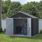 Casetta in metallo, grande volume,  2,9 x 2,4 m, 7,00 m²