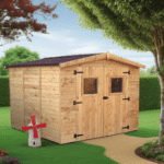 casetta a pannelli 16 mm, con pavimento2,40 x 2,40 m