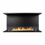 Camino a bioetanolo da incasso Trifacciale biocamino a 3 lati aperti 90x45 TREVI 90