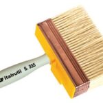 6 Pz - PENNELLESSA BIONDA MANICO IN LEGNO MM50X150