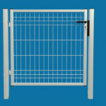 Cancello Medium Pedonale - con Rete  50X200X5 mm - Telaio 35/40 mm - Dimensione: cm100X100 - Peso 22 kg - Colore:Bianco