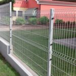 Pannello Recinzione Modulare Cancellata Rete Metallica Elettrosaldata Bianca cm 200 x 123 h