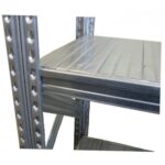 Ripiano completo lunghezza 150 x Profondità 50 cm per scaffalature metalliche industriali - PORTATA RIPIANO 145 Kg - immagine 5