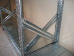 Spalla per scaffalature metalliche completa di diagonali , distanziali e basi Alta 300 cm prof 40 cm Portata 1500kg - immagine 3