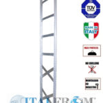 Spalla per scaffalature metalliche completa di diagonali , distanziali e basi Alta 300 cm Prof 50 cm Portata 1500kg