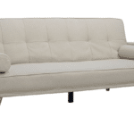 Divano Letto Sofa 185x84x85cm Divanetti 3 Posti Colore Beige ITALFROM®