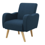 Divano Divanetto Poltrona Sofa 72x77x93 cm 1 Piazza Colore Blu ITALFROM®