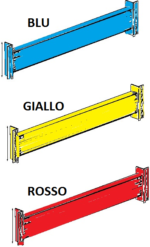 (106/3) CORRENTE L 180 CM VERNICIATA PER SCAFFALATURE INDUSTURIALI PORTA PALLETS PORTATA COPPIA 3000 Kg